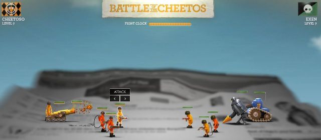 Battle of the Cheetos... some crunchy and cheesy fun to go.